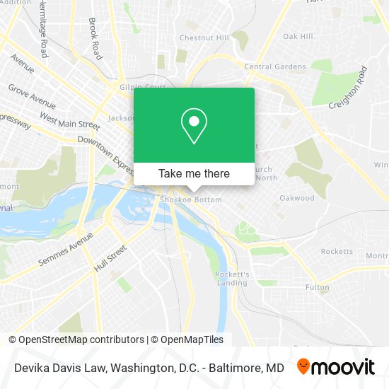 Mapa de Devika Davis Law