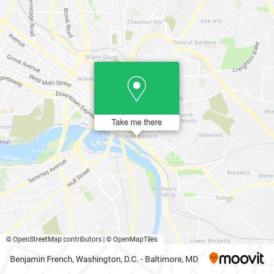 Benjamin French map
