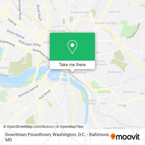 Downtown Poundtown map