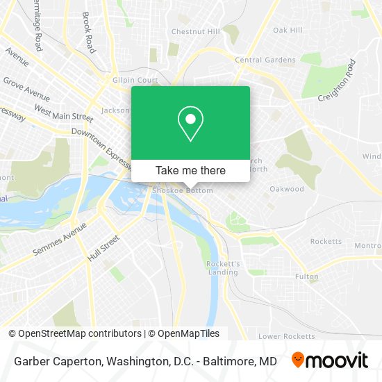 Mapa de Garber Caperton