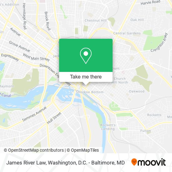 Mapa de James River Law