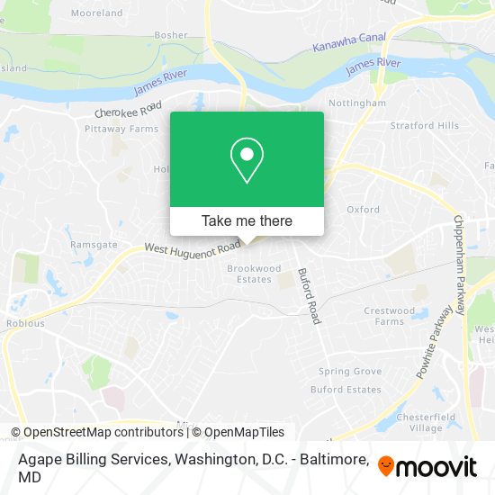 Agape Billing Services map