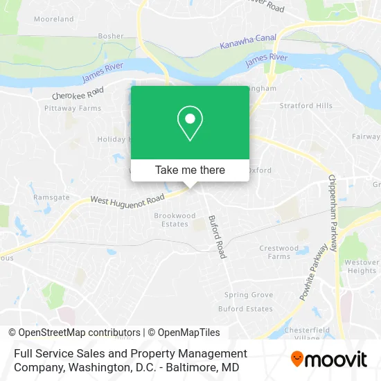 Full Service Sales and Property Management Company map