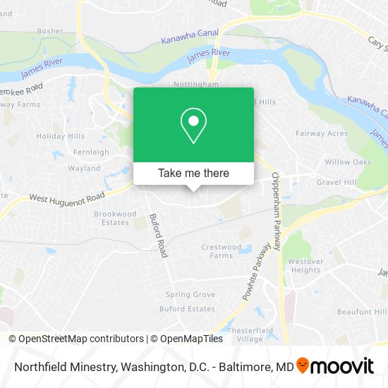 Mapa de Northfield Minestry