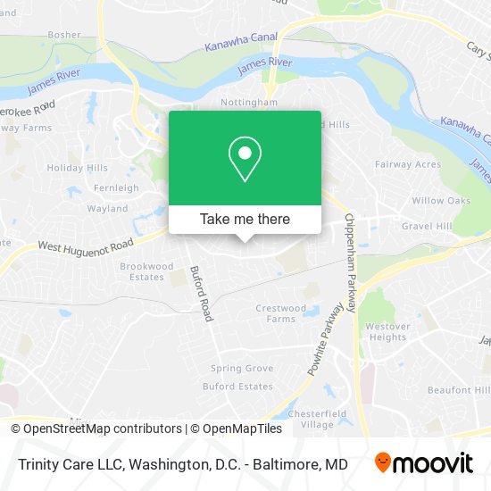 Trinity Care LLC map