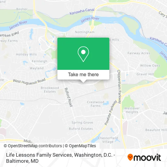 Life Lessons Family Services map