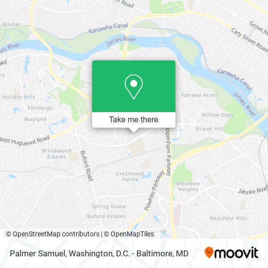 Palmer Samuel map