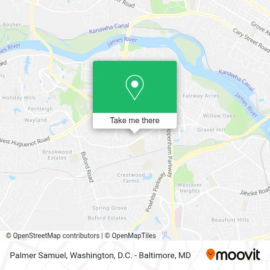 Palmer Samuel map