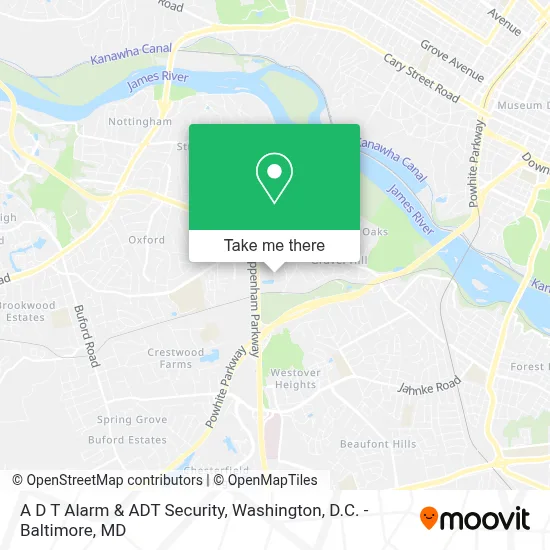 A D T Alarm & ADT Security map