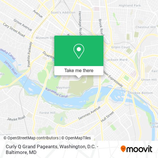 Mapa de Curly Q Grand Pageants