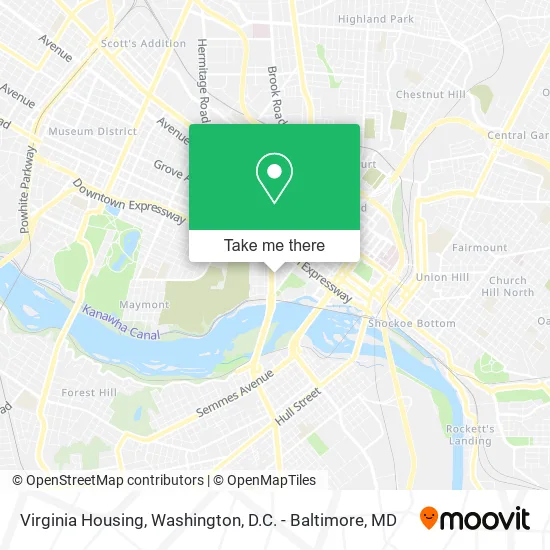 Virginia Housing map