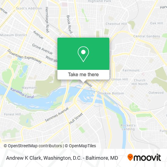 Mapa de Andrew K Clark