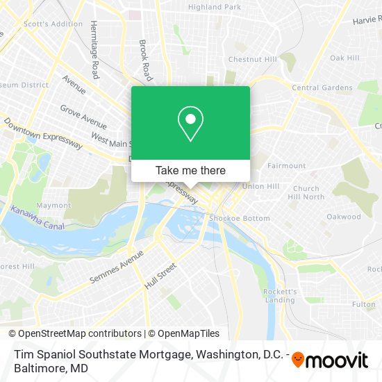 Tim Spaniol Southstate Mortgage map