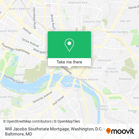Mapa de Will Jacobs Southstate Mortgage