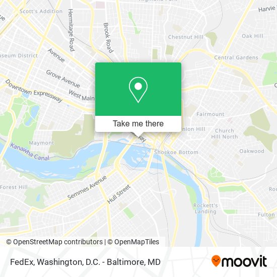 Mapa de FedEx