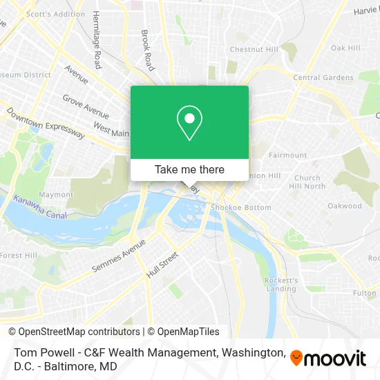 Tom Powell - C&F Wealth Management map
