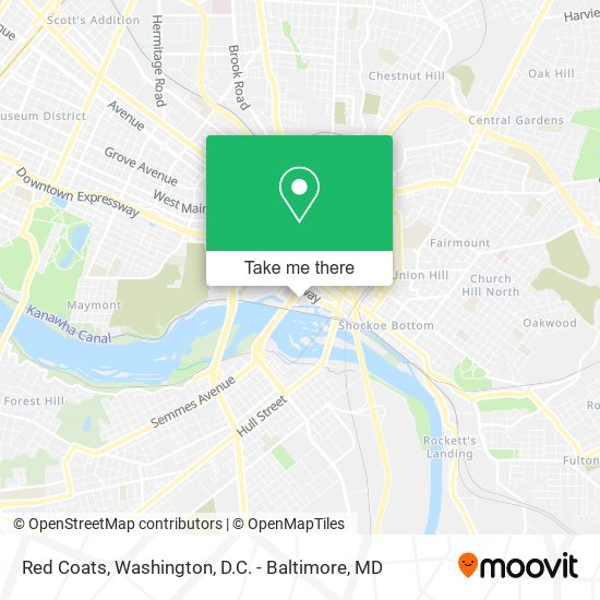 Red Coats map