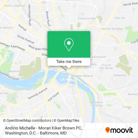 Mapa de Andino Michelle - Moran Kiker Brown PC