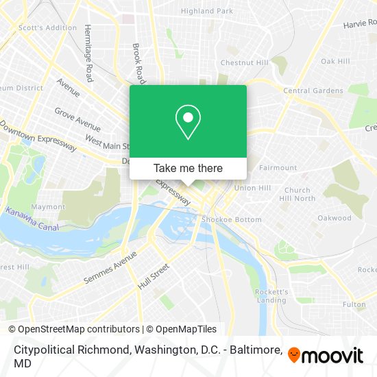 Citypolitical Richmond map