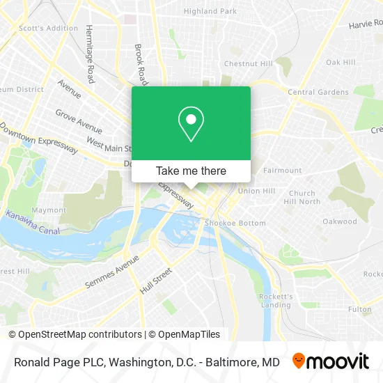 Mapa de Ronald Page PLC