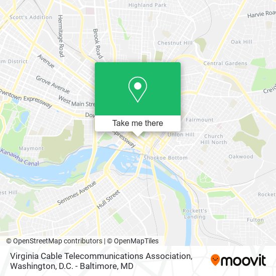 Mapa de Virginia Cable Telecommunications Association
