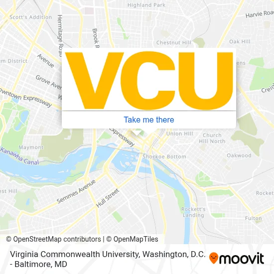 Virginia Commonwealth University map