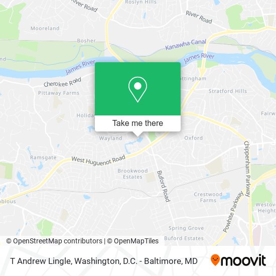 T Andrew Lingle map
