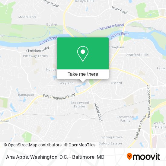 Aha Apps map