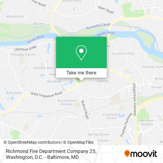 Mapa de Richmond Fire Department Company 25