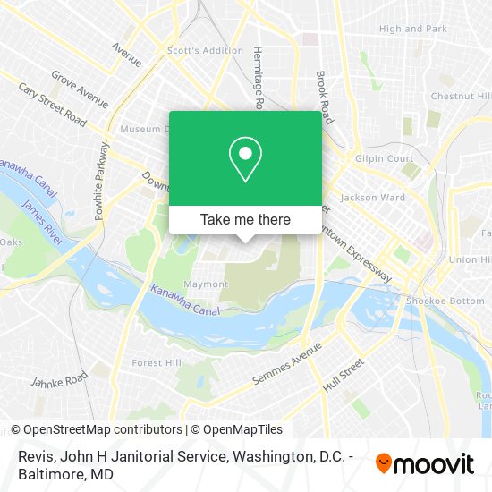Mapa de Revis, John H Janitorial Service