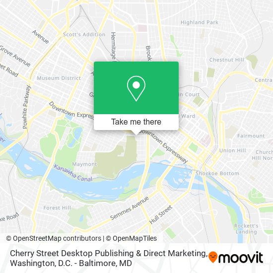 Cherry Street Desktop Publishing & Direct Marketing map