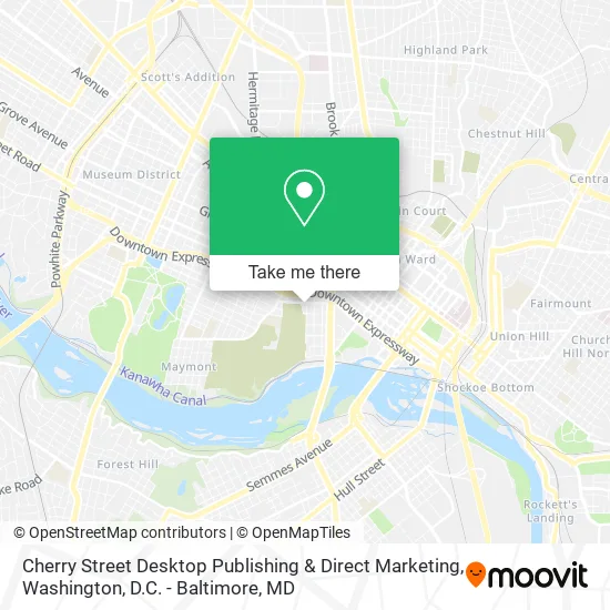 Cherry Street Desktop Publishing & Direct Marketing map