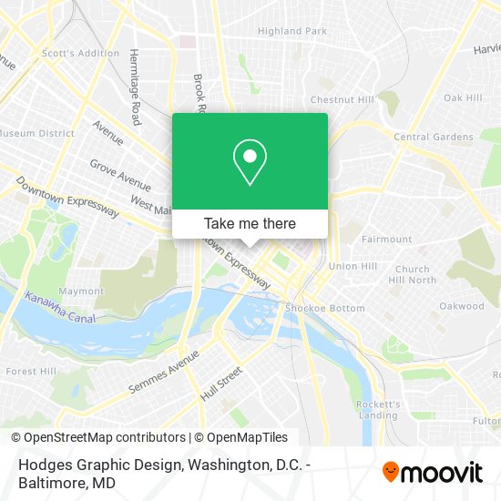 Hodges Graphic Design map