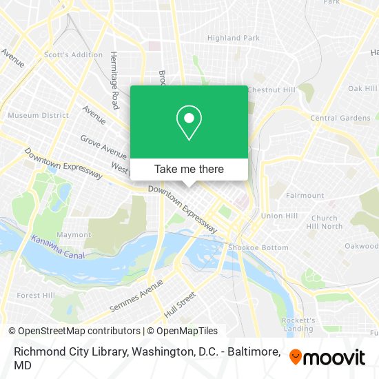 Richmond City Library map
