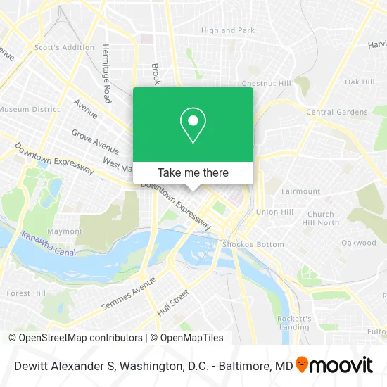 Dewitt Alexander S map