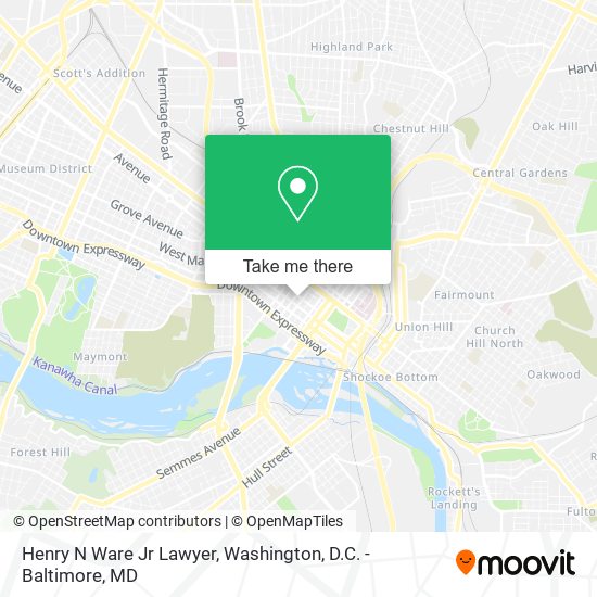 Henry N Ware Jr Lawyer map