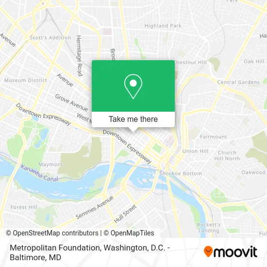 Metropolitan Foundation map