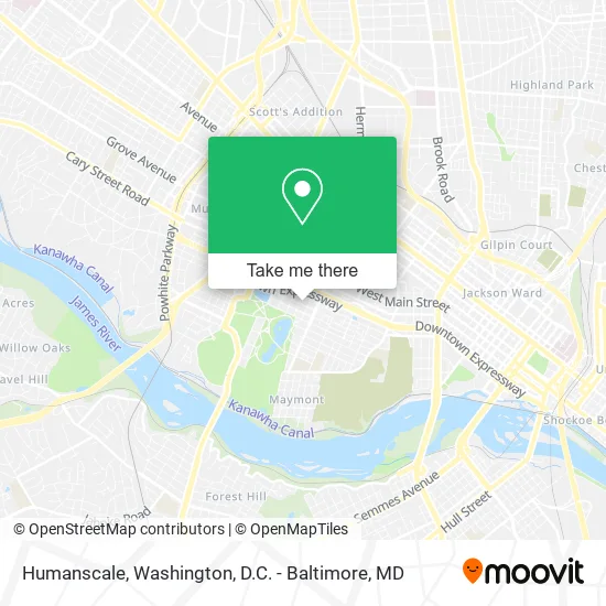 Humanscale map