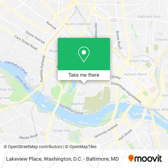 Lakeview Place map