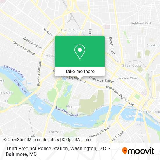 Third Precinct Police Station map