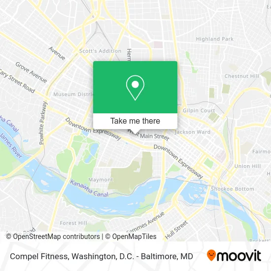 Compel Fitness map