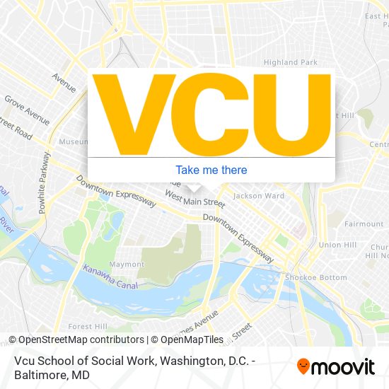 Vcu School of Social Work map