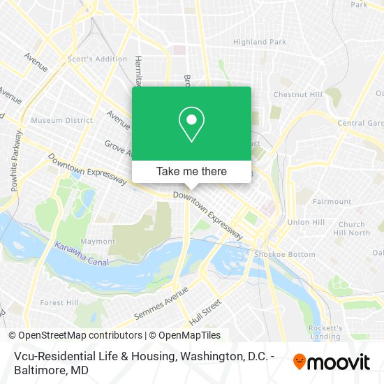 Vcu-Residential Life & Housing map