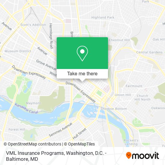 VML Insurance Programs map