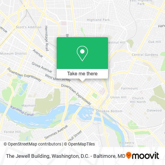 The Jewell Building map