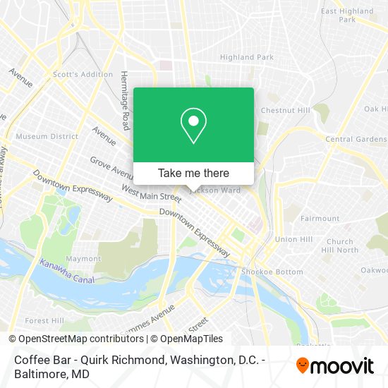 Coffee Bar - Quirk Richmond map