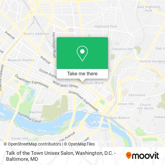 Talk of the Town Unisex Salon map