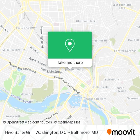 Hive Bar & Grill map