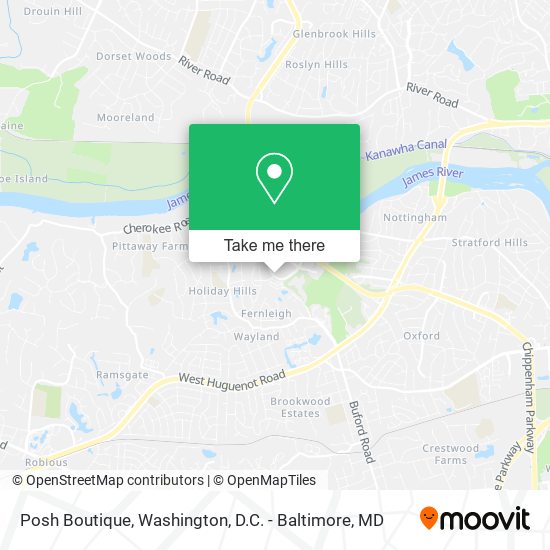 Posh Boutique map