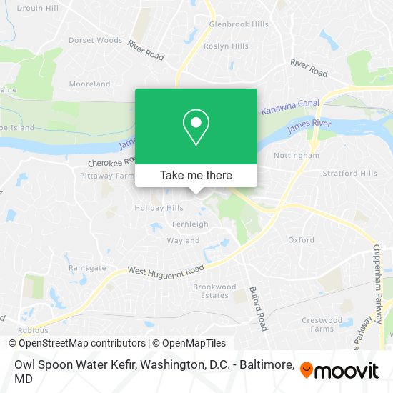 Mapa de Owl Spoon Water Kefir